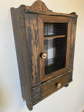 Load image into Gallery viewer, Antique cottage chic solid wood cabinet storage unit