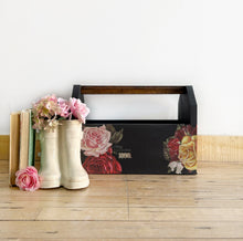 Load image into Gallery viewer, Salvaged solid wood garden caddy tool box storage