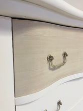 Load image into Gallery viewer, Modern farmhouse solid wood dresser washstand buffet sideboard vanity nursery storage