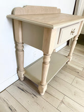 Load image into Gallery viewer, Modern farmhouse solid wood sofa entryway console table server desk