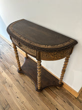 Load image into Gallery viewer, Antique solid wood sideboard console table entryway storage desk