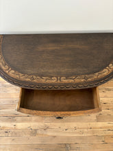 Load image into Gallery viewer, Antique solid wood sideboard console table entryway storage desk