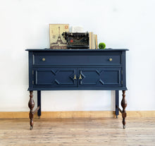 Load image into Gallery viewer, Modern farmhouse solid wood Jacobean sideboard buffet credenza dresser storage