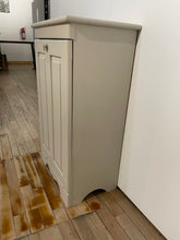 Load image into Gallery viewer, Modern cottage chic solid wood recycling refuse laundry bi n cabinet storage