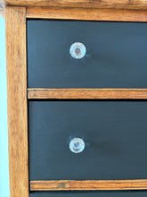 Load image into Gallery viewer, Antique quarter sawn oak tallboy dresser nursery storage