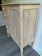 Load image into Gallery viewer, Modern farmhouse solid wood cabinet hutch chest armoire storage