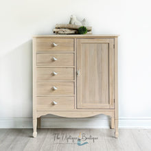 Load image into Gallery viewer, Modern farmhouse solid wood cabinet hutch chest armoire storage