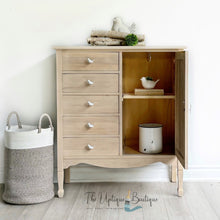 Load image into Gallery viewer, Modern farmhouse solid wood cabinet hutch chest armoire storage