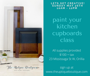 Paint your own kitchen cabinets cupboards class workshop May 26th, 2024