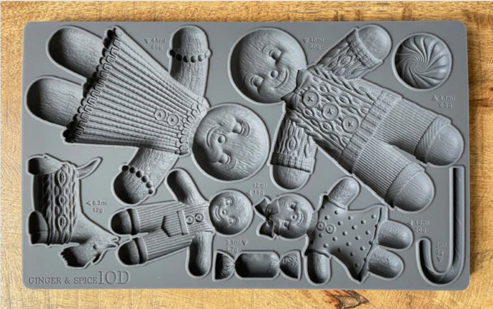 Ginger & Spice IOD Mould 6 x 10 Limited Edition