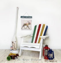 Load image into Gallery viewer, Modern cottage chic solid wood muskoka chair