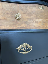 Load image into Gallery viewer, Modern vintage solid wood dresser sideboard buffet nursery storage