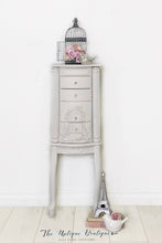 Load image into Gallery viewer, Romantic cottage chic solid wood jewellery chest armoire accessory stand