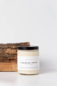 Firewood Smoke  Soy Candle - 4oz