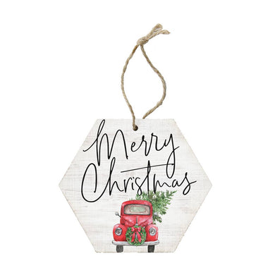Merry Christmas: Red Truck Ornament