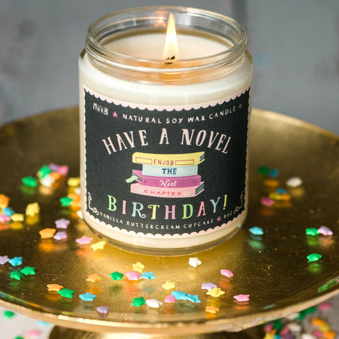 Have a Novel Birthday Candle