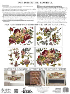 Floral Anthology 12 x 16 PAD IOD Transfer