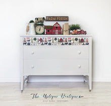 Load image into Gallery viewer, Farmhouse chic solid wood buffet sideboard dresser credenza