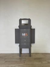 Load image into Gallery viewer, Parisian chic solid wood jewellery armoire accessory chest stand