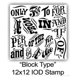 Block type Stamp 12 x 12