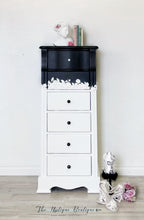 Load image into Gallery viewer, Parisian chic solid wood lingerie chest jewellery armoire dresser