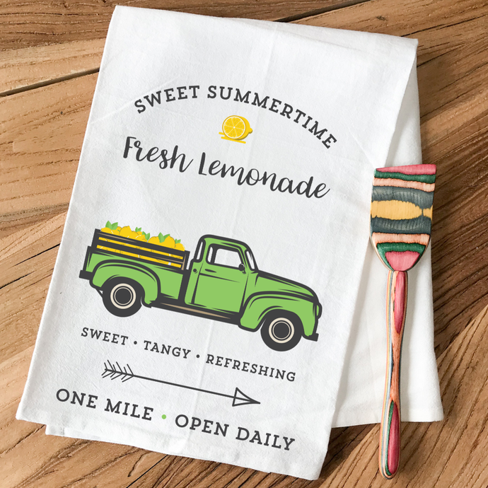 Fresh Lemonade Farmhouse Truck - Kitchen Towel