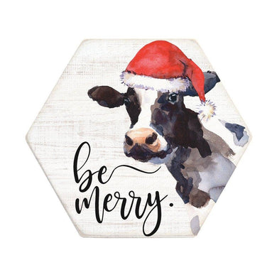 Be Merry Cow Coaster