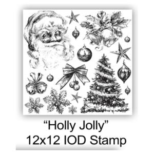 Holly Jolly Stamp 12 x 12