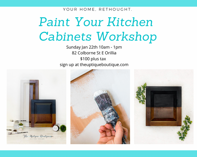 How to paint your kitchen cabinets workshop class