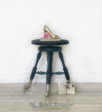 Load image into Gallery viewer, Modern metallic chic antique piano stool