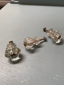 Antique crystal drawer knobs