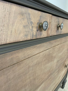Modern farmhouse solid wood antique dresser sideboard buffet credenza