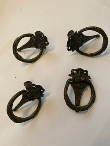 Antique bronze drawer knobs