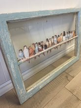 Load image into Gallery viewer, Modern farmhouse bird salvaged antique window