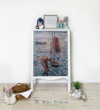 Load image into Gallery viewer, Maritime coastal inspired solid wood cabinet dresser armoire wardrobe pantry