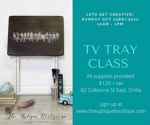 TV TRAY CLASS WORKSHOP OCTOBER 23rd 2022