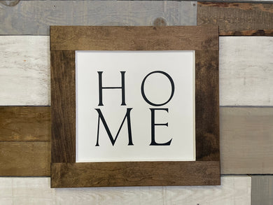 Farmhouse salvaged door home sign