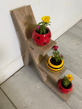 Load image into Gallery viewer, Ladybug bee plant stand