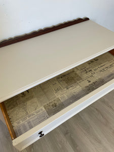 Modern farmhouse solid wood Jacobean sideboard buffet cabinet credenza dresser
