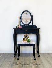 Load image into Gallery viewer, Parisian chic solid wood vanity entryway table