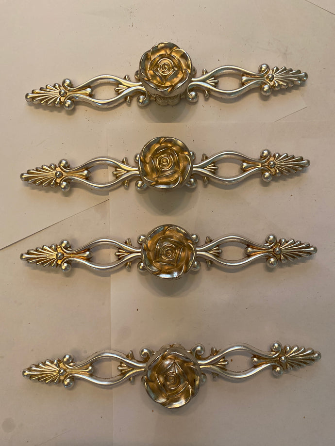 Rose drawer pulls with back plate