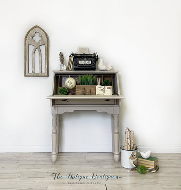 Woodland cottage chic solid wood secretary drop down desk