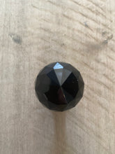 Load image into Gallery viewer, Black glass drawer knob