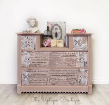 Load image into Gallery viewer, Parisian chic solid wood bench dresser