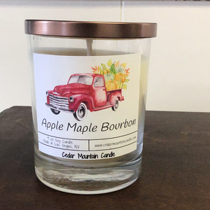 Apple maple Bourbon Candle