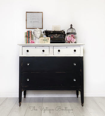 Farmhouse chic solid wood server dresser sideboard buffet credenza coffee station