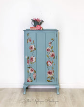 Load image into Gallery viewer, French country inspired solid wood cabinet bookcase linen chest
