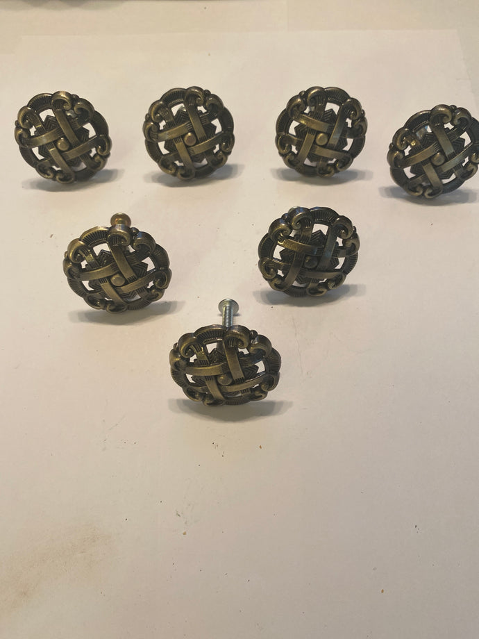 Celtic woven style drawer knobs