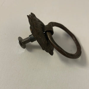 Antique drawer pull ring