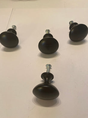Black round knobs